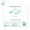 CareBoxCompany Matrasbeschermer 170x90 cm verpakking met groene tekst