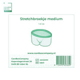 Stretchbroekje - M - 1 stuks - voor fixatie kraamverband en inleggers - Careboxcompany