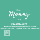 Care Box Company groene doos the Mommy box uitgebreid kraampakket