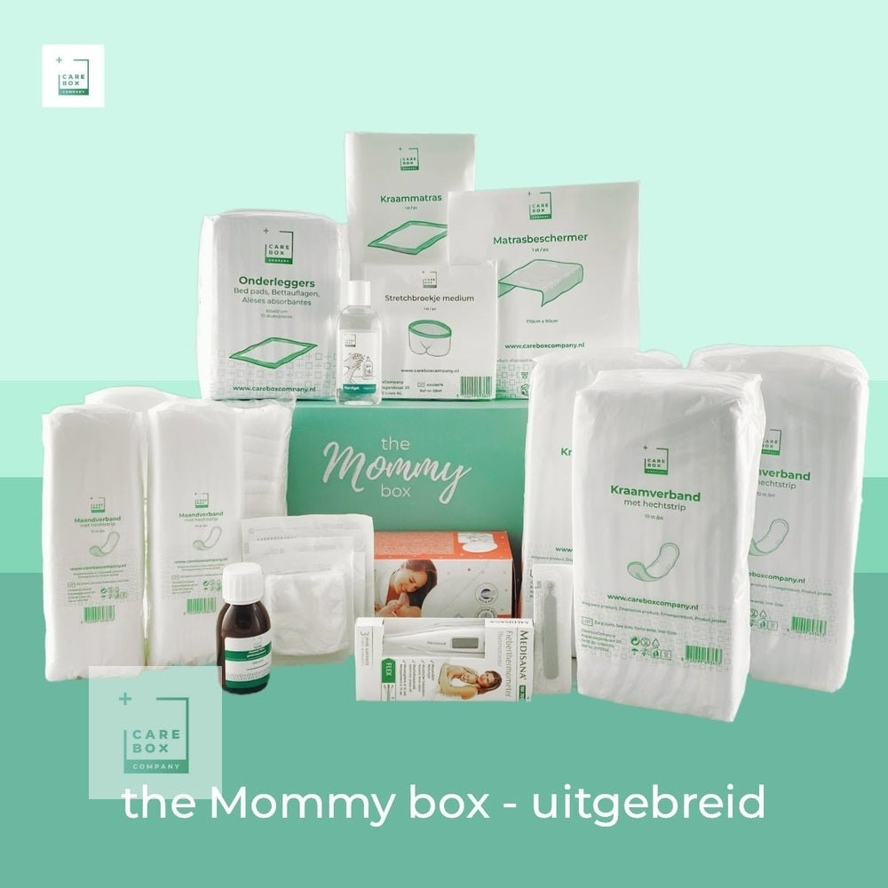 Kraampakket - the Mommy box - Uitgebreid - CareBoxCompany - CBCKP2 - CareBoxCompany.nl