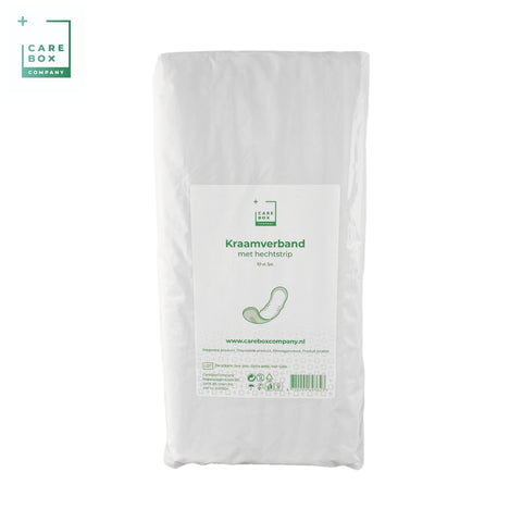 Kraamverband met hechtstrip - 9 x 34 cm - 10 stuks - Careboxcompany - Shopvoorgezondheid