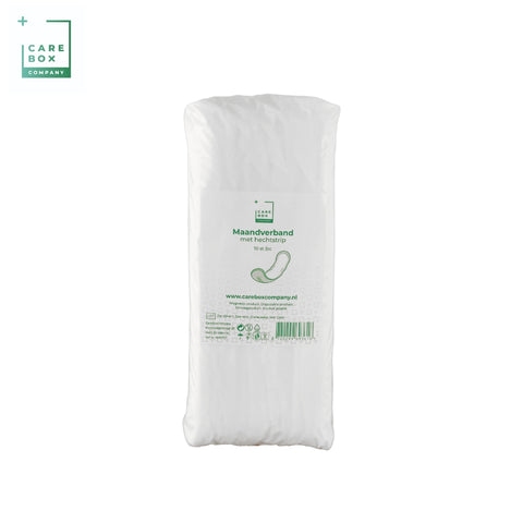 Maandverband met hechtstrip - 7 x 27 cm - 10 stuks - Careboxcompany - Shopvoorgezondheid