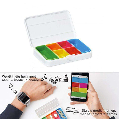 Vitility Smart pillendoosje (wit) - CareBoxCompany